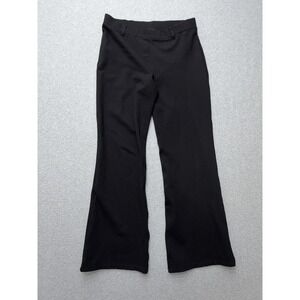 Quince Pants Womens Small Petite Black Bootcut Pull On Ultra-Stretch DKBIZ01